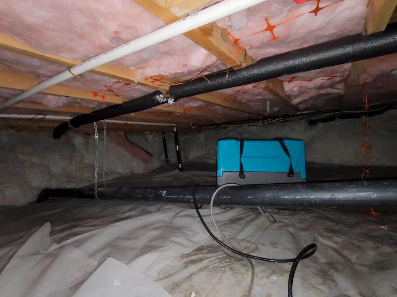 Crawlspace with Encapsulation System