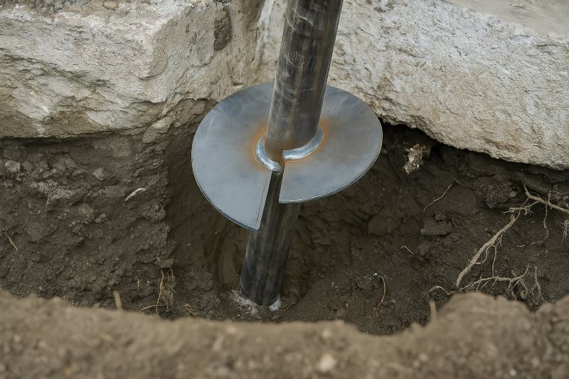 Helical Pile Installation